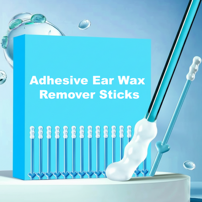 🦻2026 New arrival 42% OFF! 💛 Adhesive Ear Wax Removal Sticks – Gentle on Skin, Strong on Wax, Non-Toxic, 24-Pack. Ideal for Sensitive Ears & Home Use. No Fuss, No Push – Just Twist & Lift! 🔄🧼👌