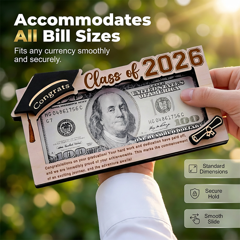 🎓2026 New Arrival 50% OFF! ☀️Creative Graduation Money Frame Gift，Makes a Surprise Keepsake.