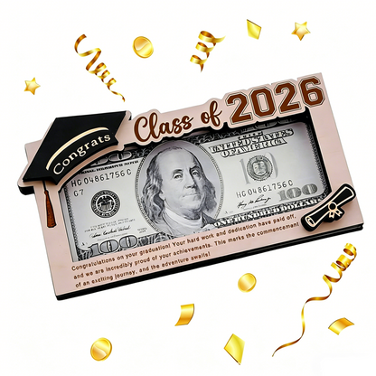 🎓2026 New Arrival 50% OFF! ☀️Creative Graduation Money Frame Gift，Makes a Surprise Keepsake.