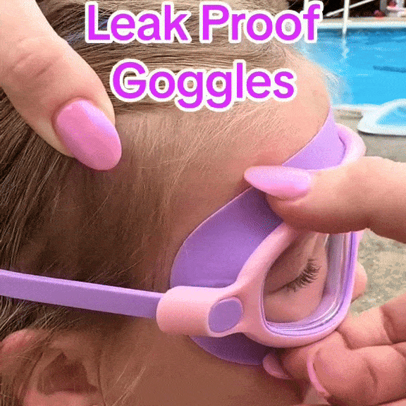 Anti-Fog Anti-UV Wide View Swimming Goggles for Kids